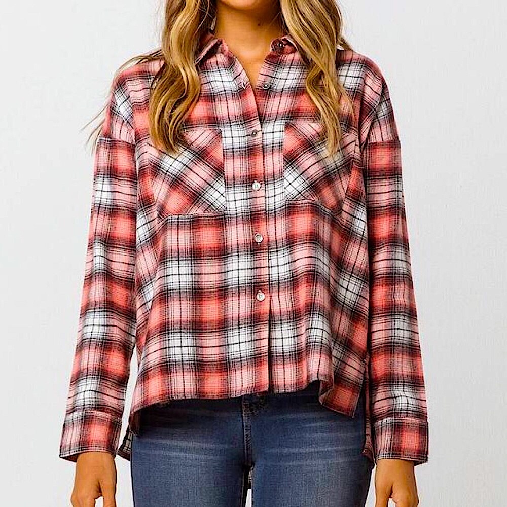 Rip Curl Plaid Flannel Shirt